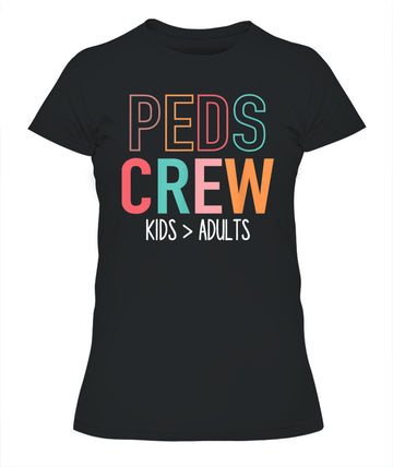 Pediatric Nurse Peds Crew Kids - Adults Pediatrics Ped Nurse Shirt