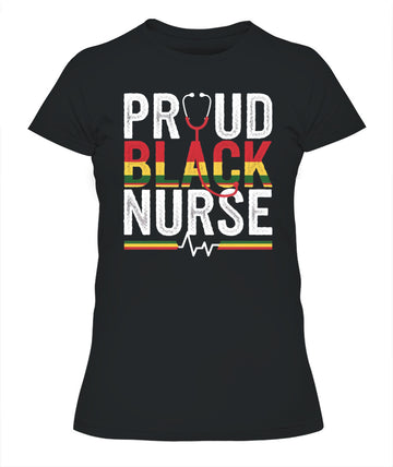 Funny Proud Black Nurse Black History Month Nurse Women Dope Shirt
